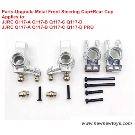 JJRC Q117-A Q117-B Q117-C Q117-D Upgrade Parts Metal Front Steering Cup+Rear Cup