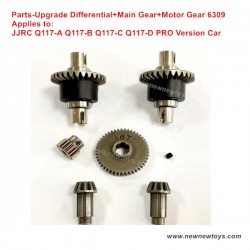 Parts JJRC Q117-A Q117-B Q117-C Q117-D Upgrade Differential+Main Gear+Motor Gear 6309