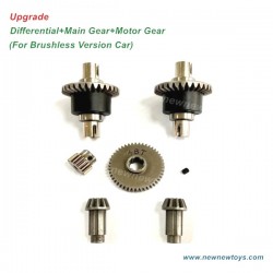 Upgrade Differential+Main Gear+Motor Gear For SCY 16101 16102 16103 16201 Upgrades Parts