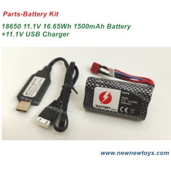 PXToys 9200 9201 9202 9203 9204 9206 Parts 11.1V 1500mAh Battery+USB Charger Kit