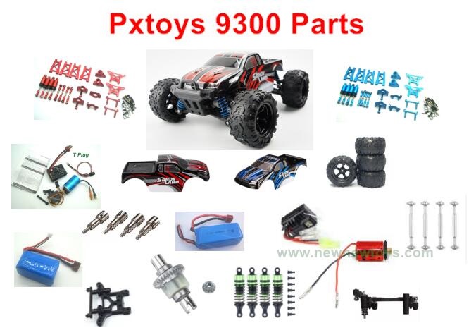 pxtoys 9300 sandy land rc car parts, upgrade parts